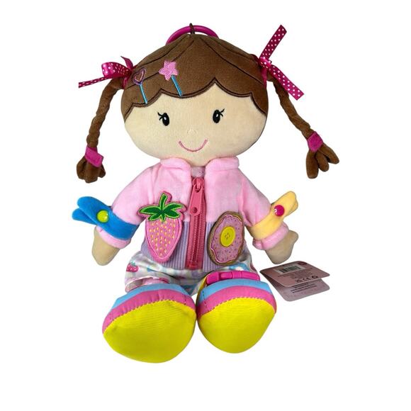 June Garden 15.5" Dressy Friends Daisy Educational Stuffed Plush Doll NWT - Picture 1 of 4